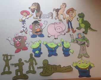 Toy story die cuts Set of 17