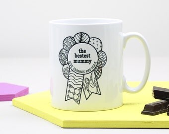 Mother's Day Mug - personalised - bestest mum - birthday gift for mums, gift for mom