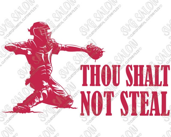 thou shalt not steal softball shirt