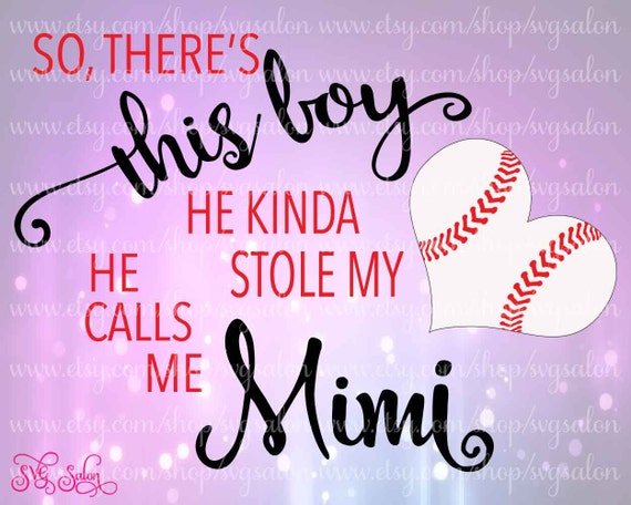 Download So There's This Boy He Kinda Stole My Heart Baseball by ...