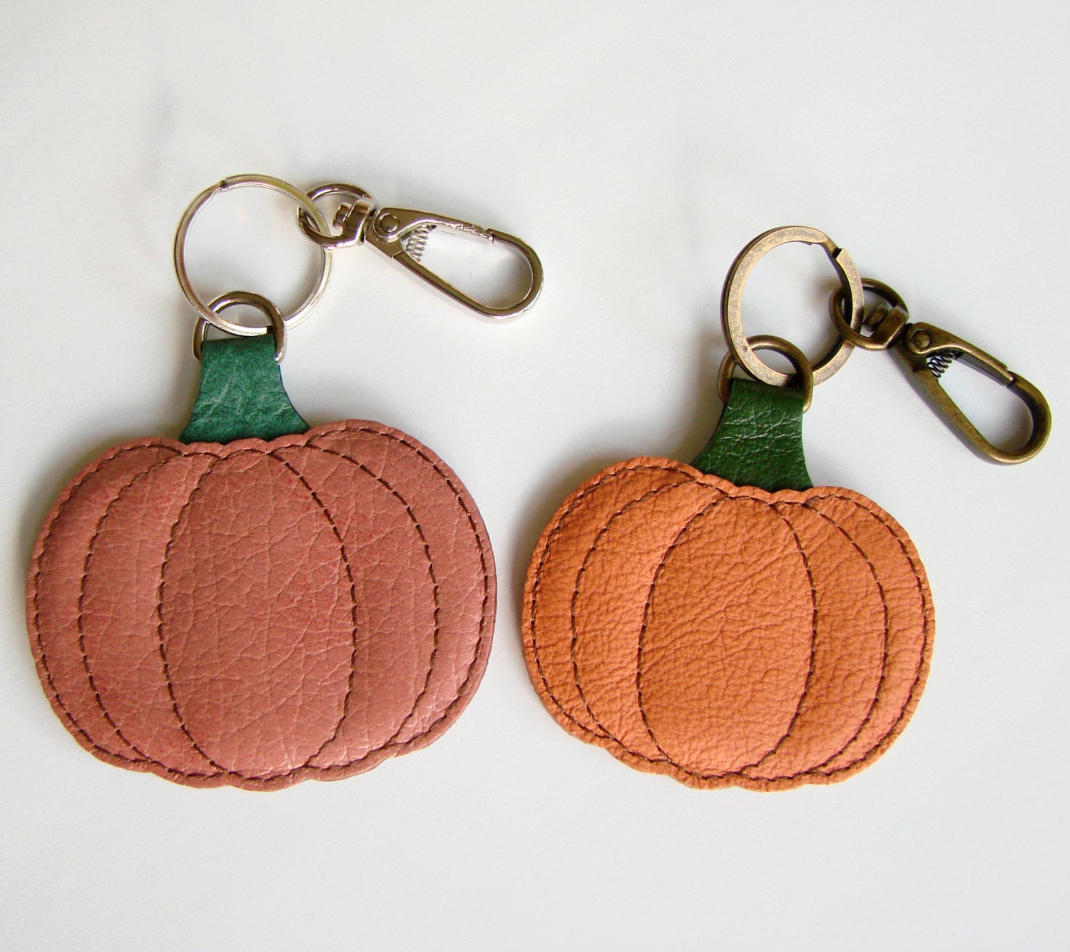 Leather Keychain Pumpkin Decor Halloween Ornament