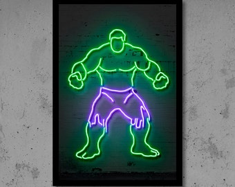 Neon Wall Art thor wall art thor nursery thor neon superhero wall décor kids Neon Wall Art thor wall art thor nursery thor neon superhero wall décor kids