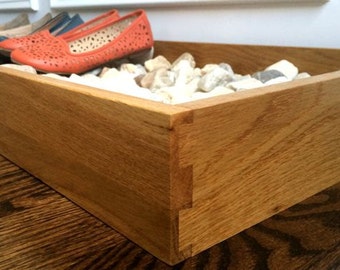 Shoe Rack made with Oak Wood, Shoe Organizer, Shoe Shelf, Boot Tray, Wood, Home Decor, Boot Storage, Mudroom Storage, Entryway Organizer