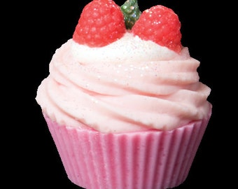 Cupcake Soap Raspberry