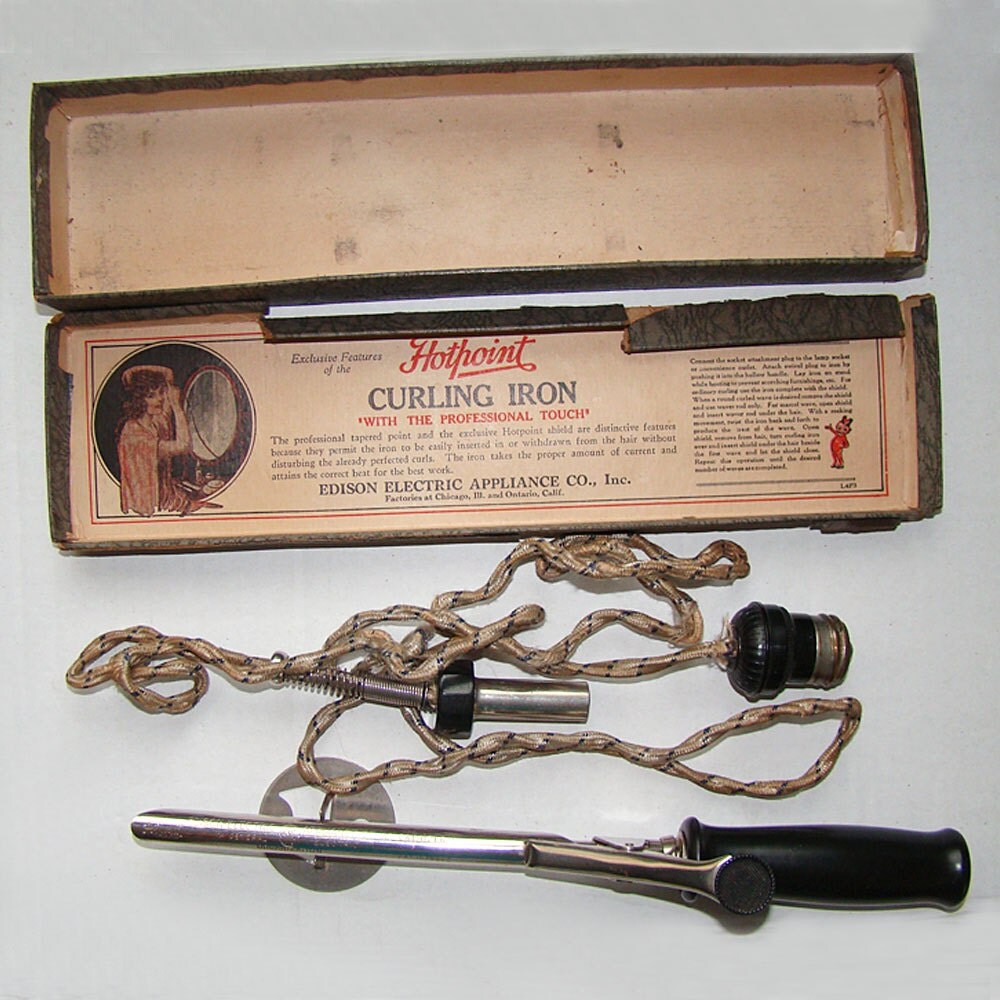 Vintage Electric Curling Iron 1920s Hair by