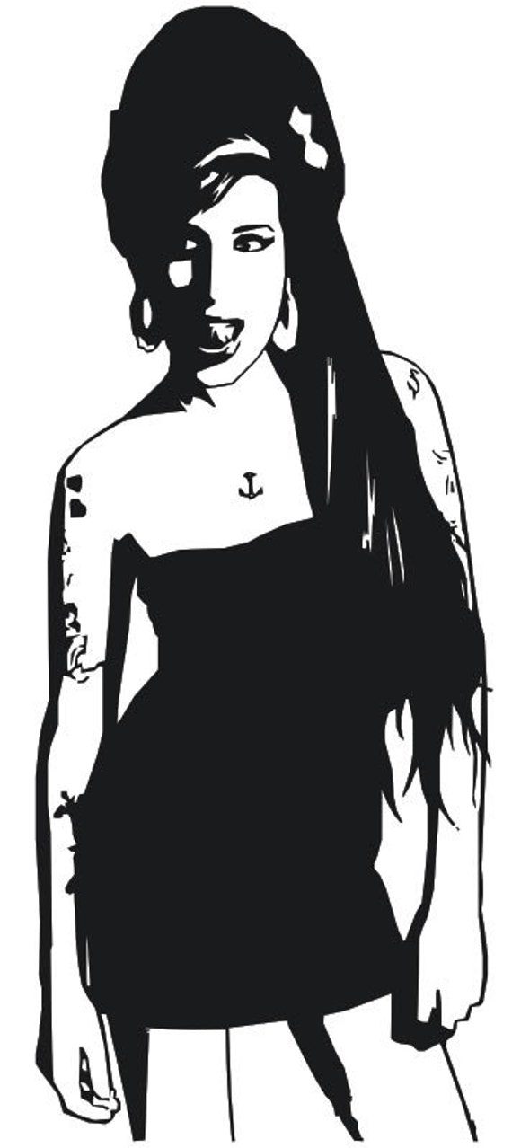 Amy Winehouse Sticker Decal by ThePopCultureShop on Etsy