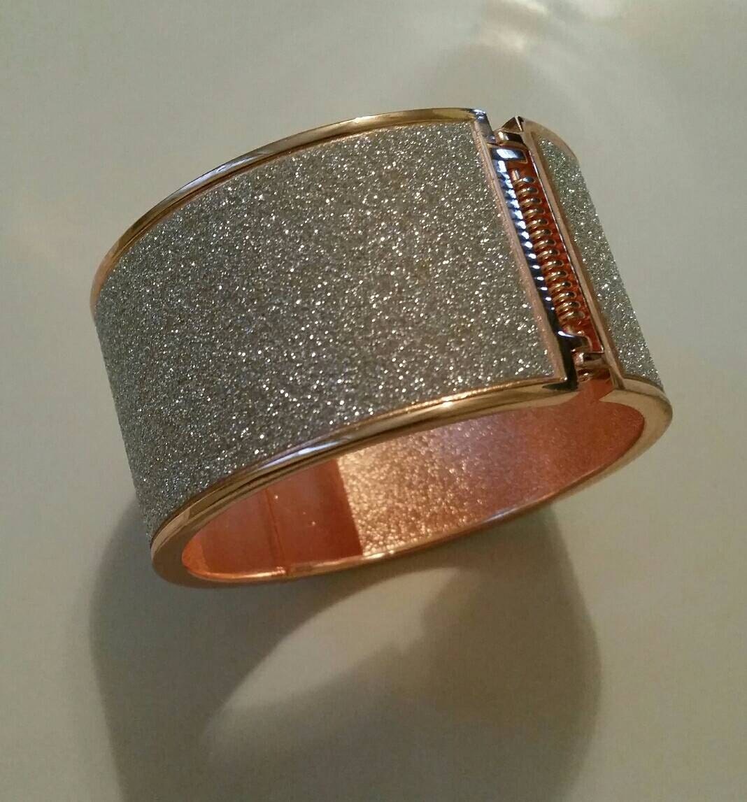 Rose gold bracelet and Silver by on Etsy