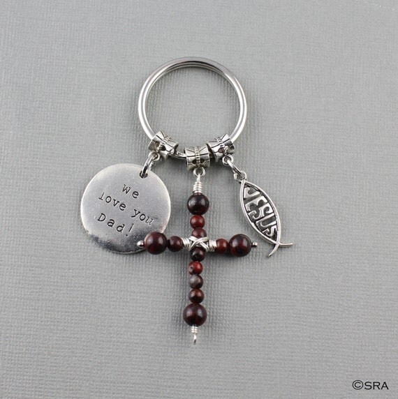 Christian Keychain For Dad//Mens Keychain//Mens