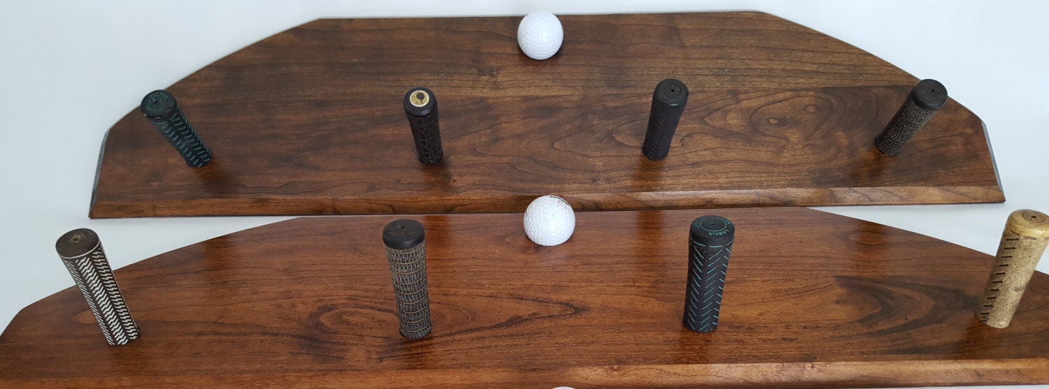 Golf Club Coat Rack / Hat Rack and Golf ball display Made
