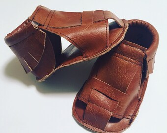 Moccasin Sandal == Queen B Moccs == baby moccasins == more colors available