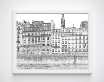 Paris Wall Art, Art Printables, Paris Bedroom Prints, Paris Print, Instant Download Printable Art, Paris Illustrations, Paris Art Prints,