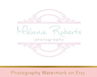 Instant Download Logo - DIY Pre-made Logo Design - Photography Watermark - Fotografie logo - Editable Logo Template - Photography Logo 183
