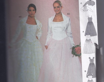 Wedding Dress Pattern 1990s