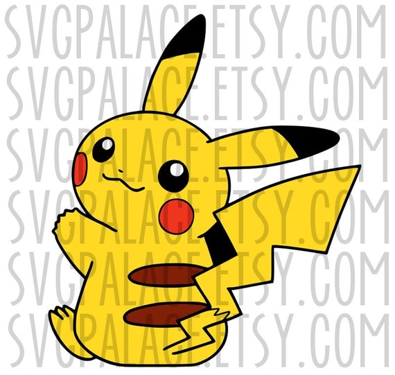 Download Pokemon Pikachu SVG Cut File. Cricut Explore. SCAL. MTC.