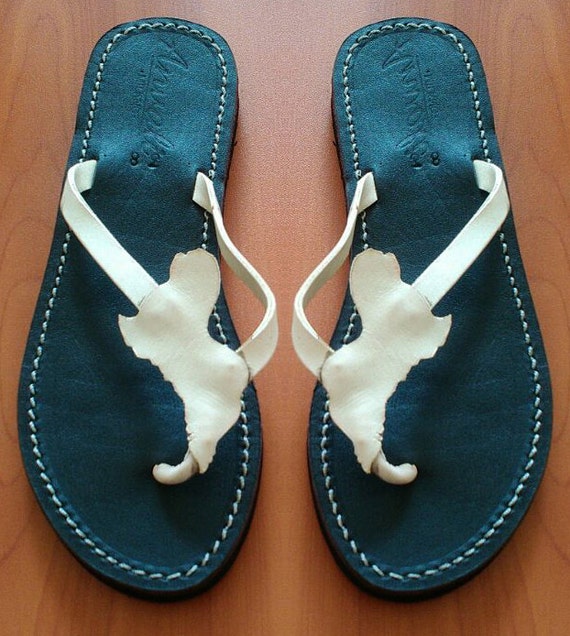 Items similar to Maltese Sandals Dog lovers Shoes Maltese Show Flip