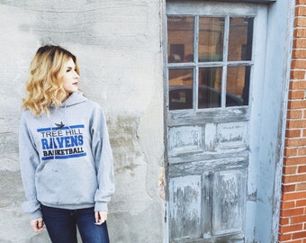 One Tree Hill Fans!! Ravens Basketball Fleece Hoodie Sweatshirt