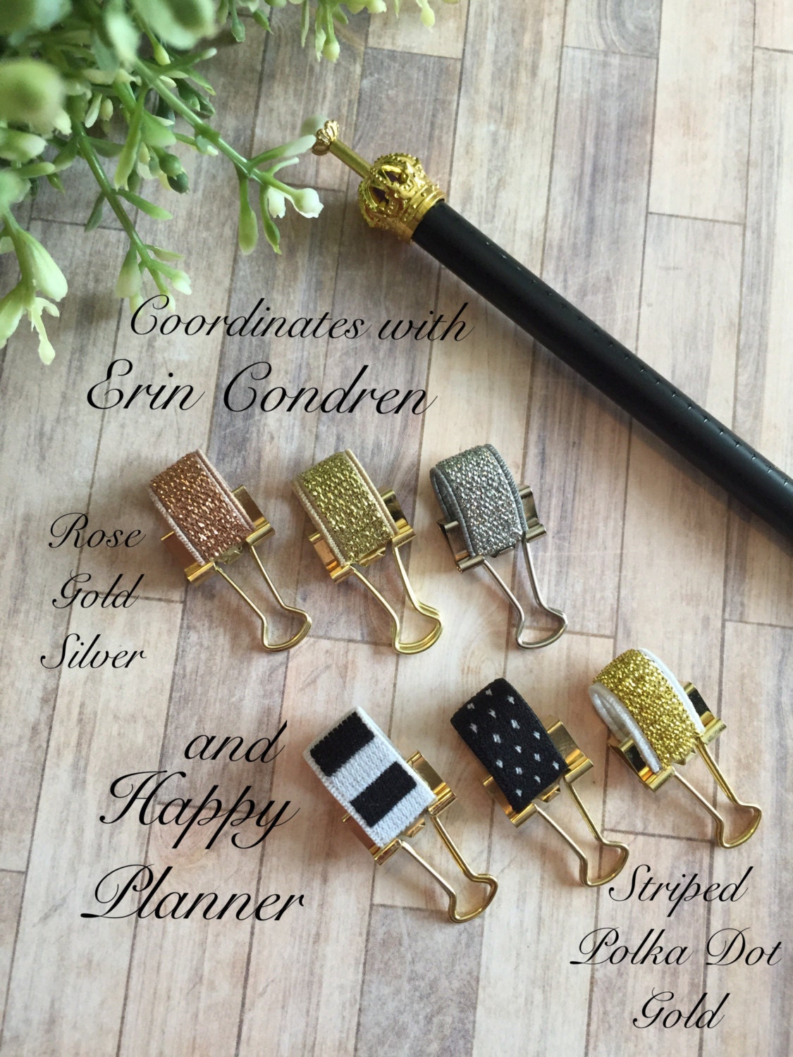 ECLP or Happy Planner Repositionable Pen Loop / by PugPaperCo