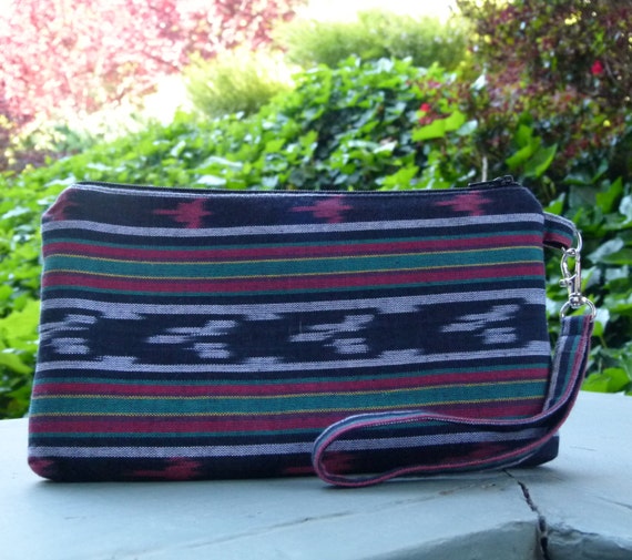 Wristlet Striped Boho Wristlet Wallet iPhone 7 or 7