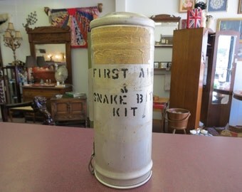 Vintage Phillips 66 First Aid & Snake Bite Kit