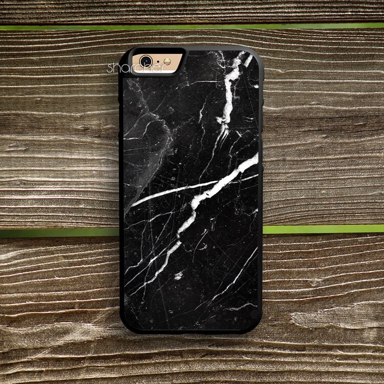 Black White Marble case iPhone 6s 5s 5c 4s 6 Plus case by Sharcher