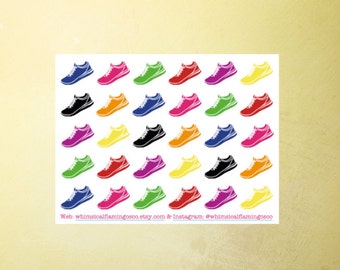 30 Sneakers/ Running Stickers