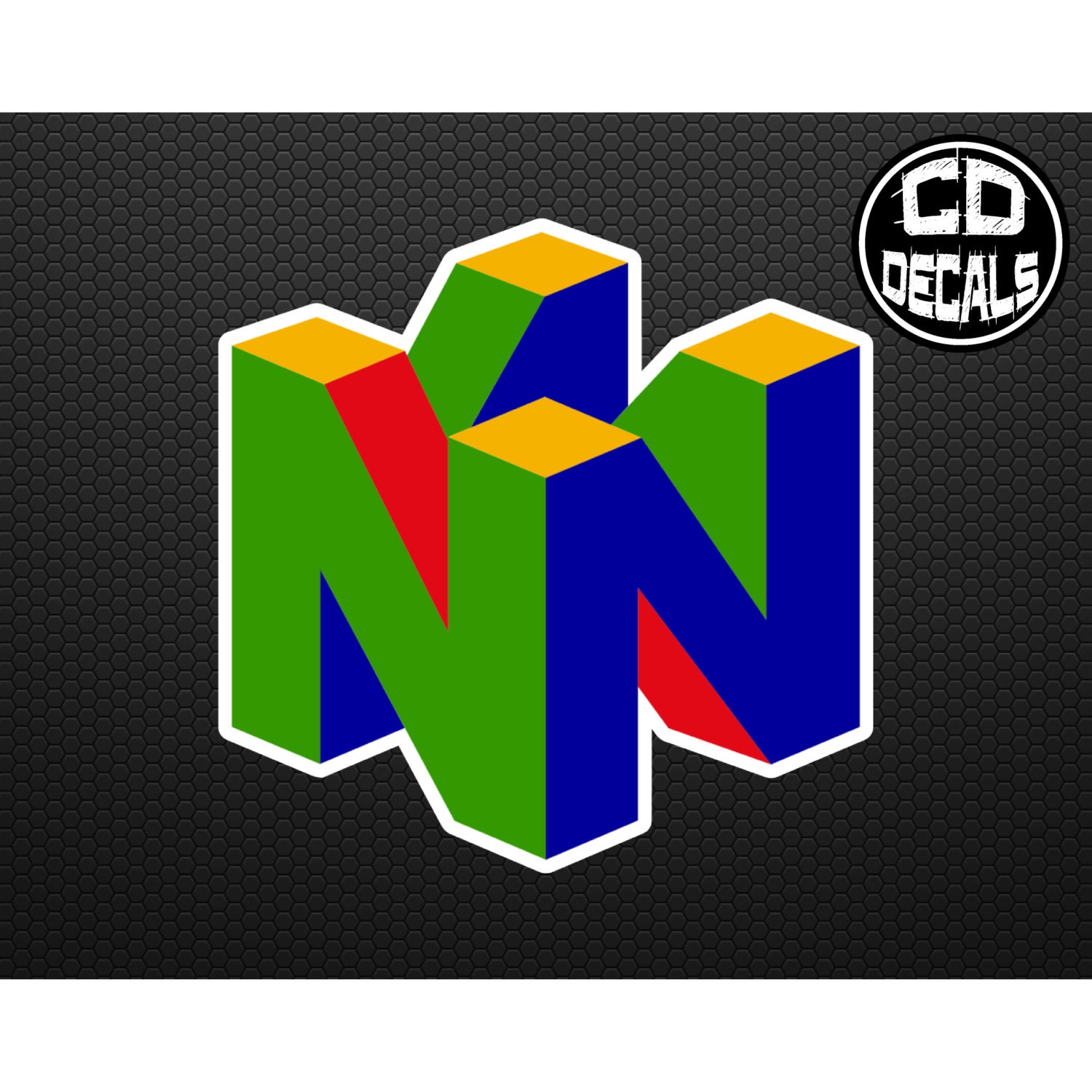 Nintendo 64 N Logo Sticker by cddecals on Etsy