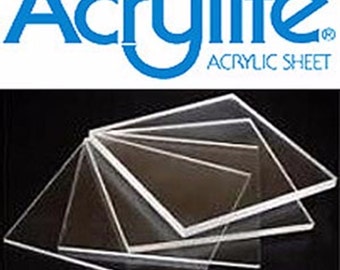 Picture Framing Premium Clear Acrylic Sheet ( plexiglass ) Glass Replacement .