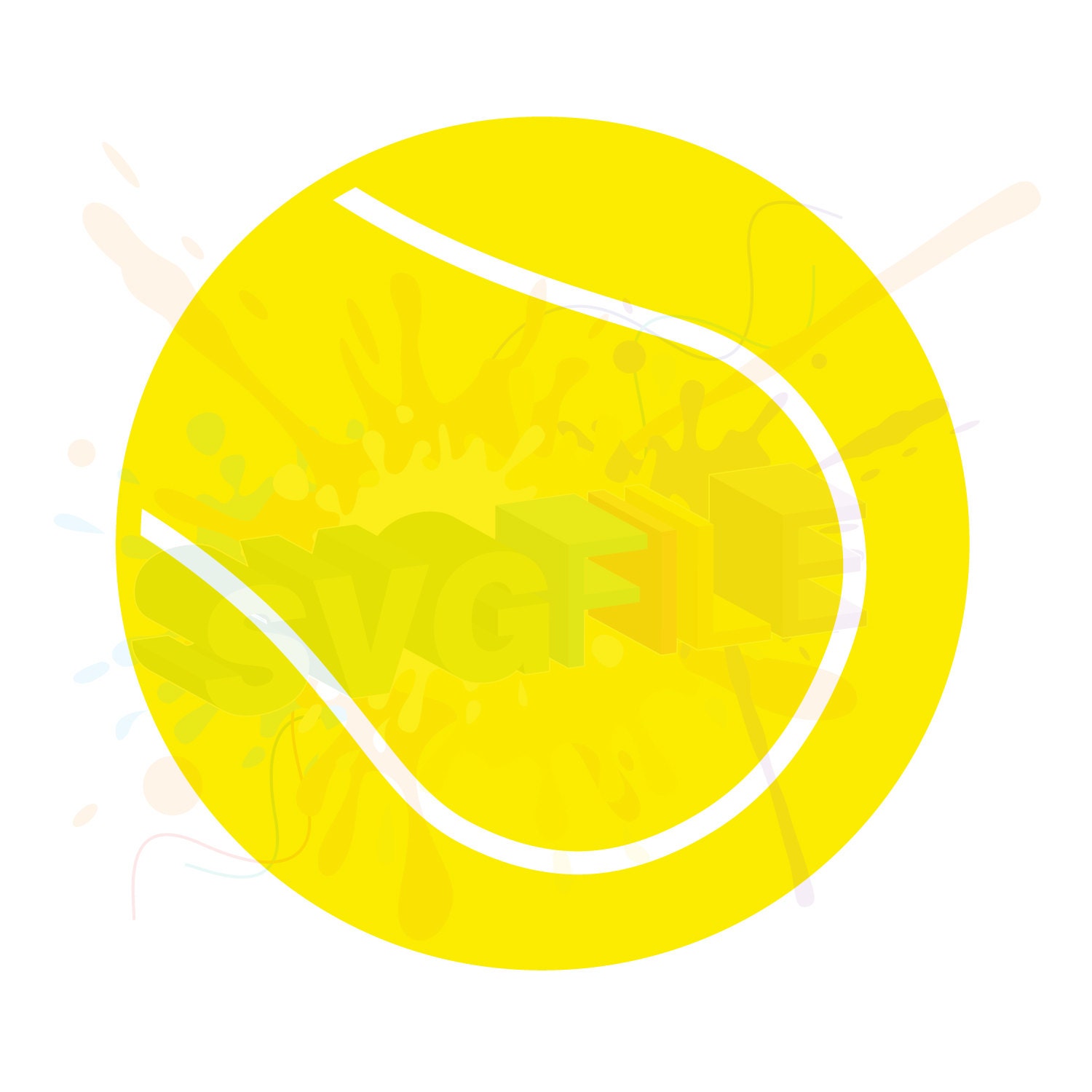 Download Tennis Ball SVG Files for Cutting Sports Cricut Balls Designs
