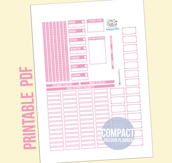 items similar to simple pink printable planner stickers for passion