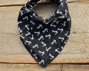 Bandana bib, 2 sizes, P'tits lapins