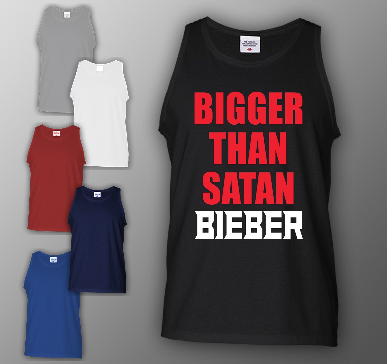 justin bieber bigger than satan shirt