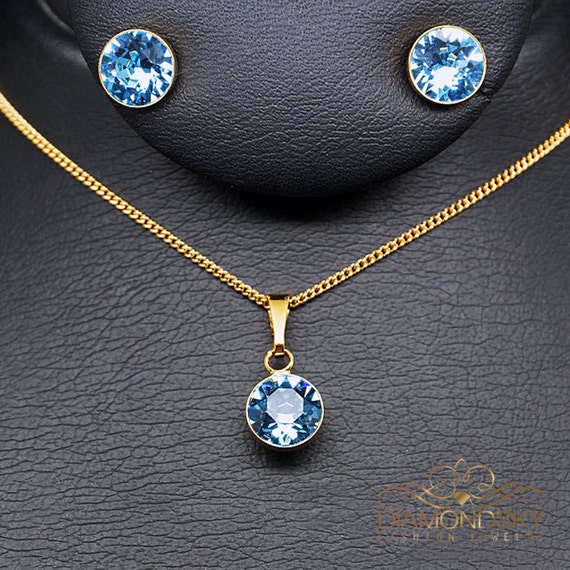 Swarovski Jewelry Set Classic II18K Real Gold