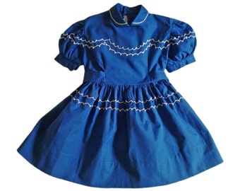 dress child vintage 50s