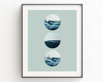 Wave Print, Wave Art, Surf Photography, Ocean Print, Sea Print, Sea Art, Sea Wall Art, Blue Wall Art, Surf Print, Ocean Photo, Oju Design