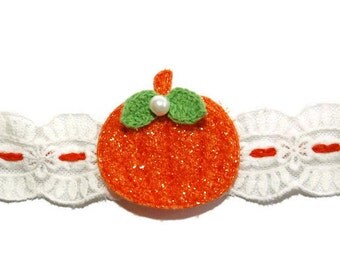 Pumpkin headband,fall headband,kids halloween costume,kids pumpkin costume, autumn headband girls, toddler halloween costume