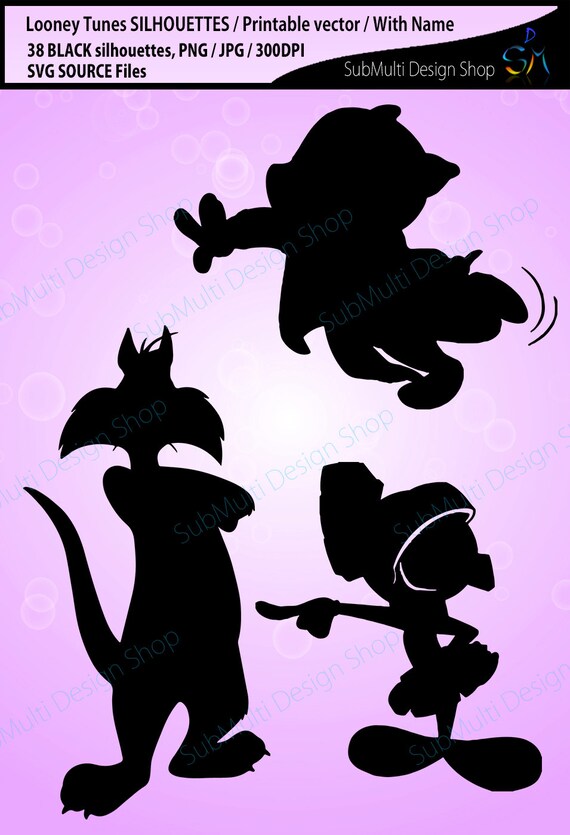 Download Looney tunes silhouette / looney tunes / PNG /HQ SVG / Eps ...