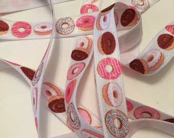 FOE/Donut Fold Over Elastic/Donut FOE/Baby Foldover Elastic/Fold Over Elastic/Donut Elastic/Girl's Headband Elastic/Head Band Elastic