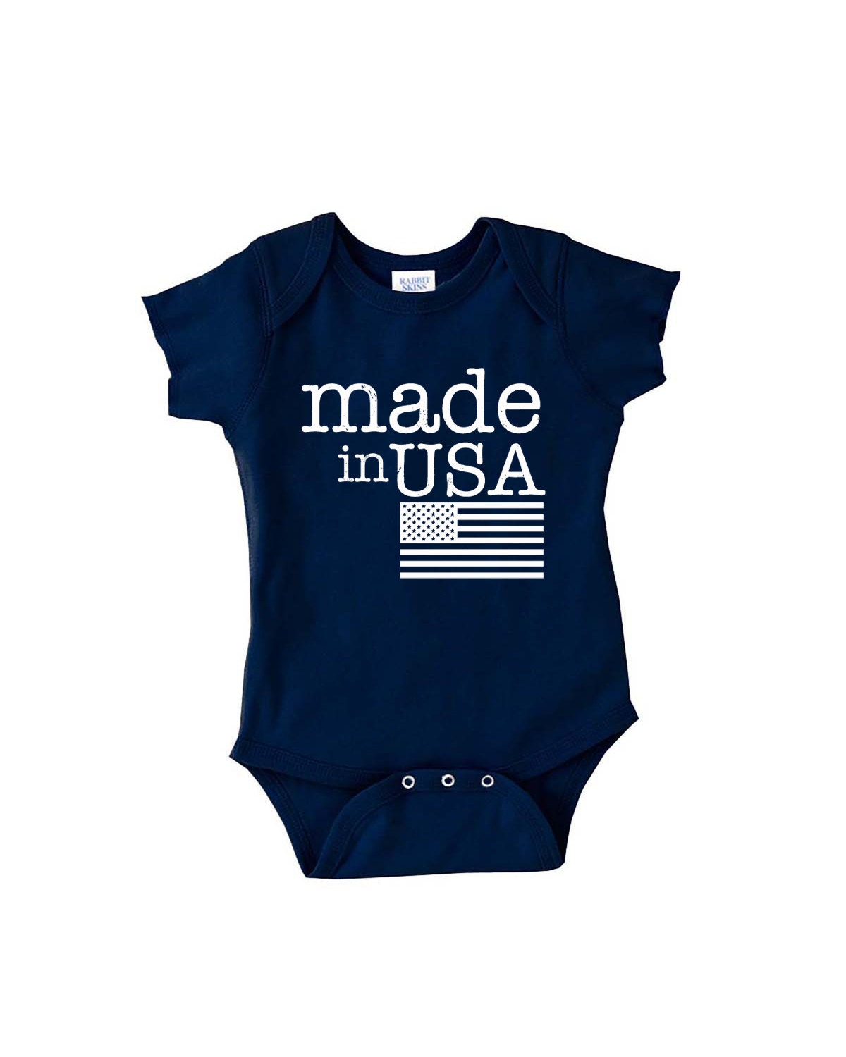 Made In USA Onesie Trendy baby clothes 4th of July Baby