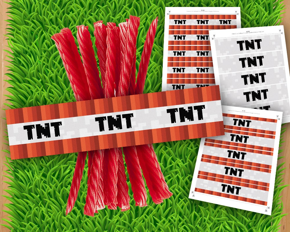 inspired tnt labels instant download video game tnt by ltaprints