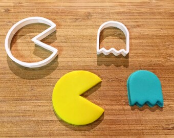Pac Man Cookie Cutter, Video Game Cookie Cutters, 3D Printed