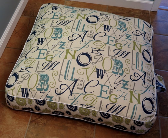 Square Floor Pillow by Sewation on Etsy