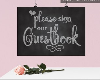 Printable Chalkboard In Loving Memory Wedding Sign In Loving