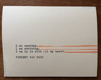 Van Gogh Greeting Card