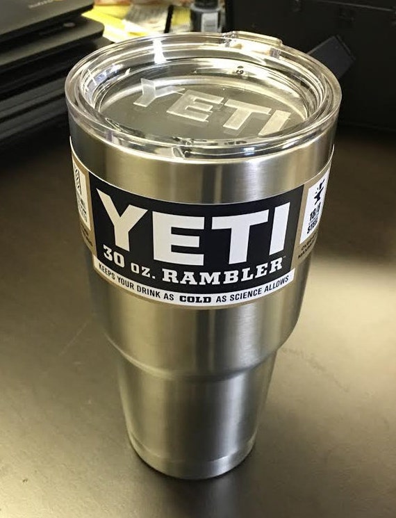 yeti 30 oz rambler engraved