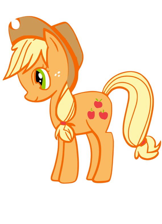 Download Apple Jack My Little Pony SVG Instant Download by SweetRaegans