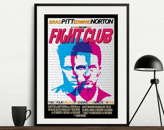 minimalist fight club poster