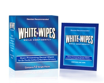 Teeth Whitening Wipes for Coffee & Red Wine Lovers