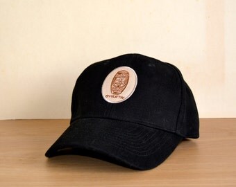 Casquette bleu noir/verte avec écusson - Black/green cap - Homme et femme (unisexe)