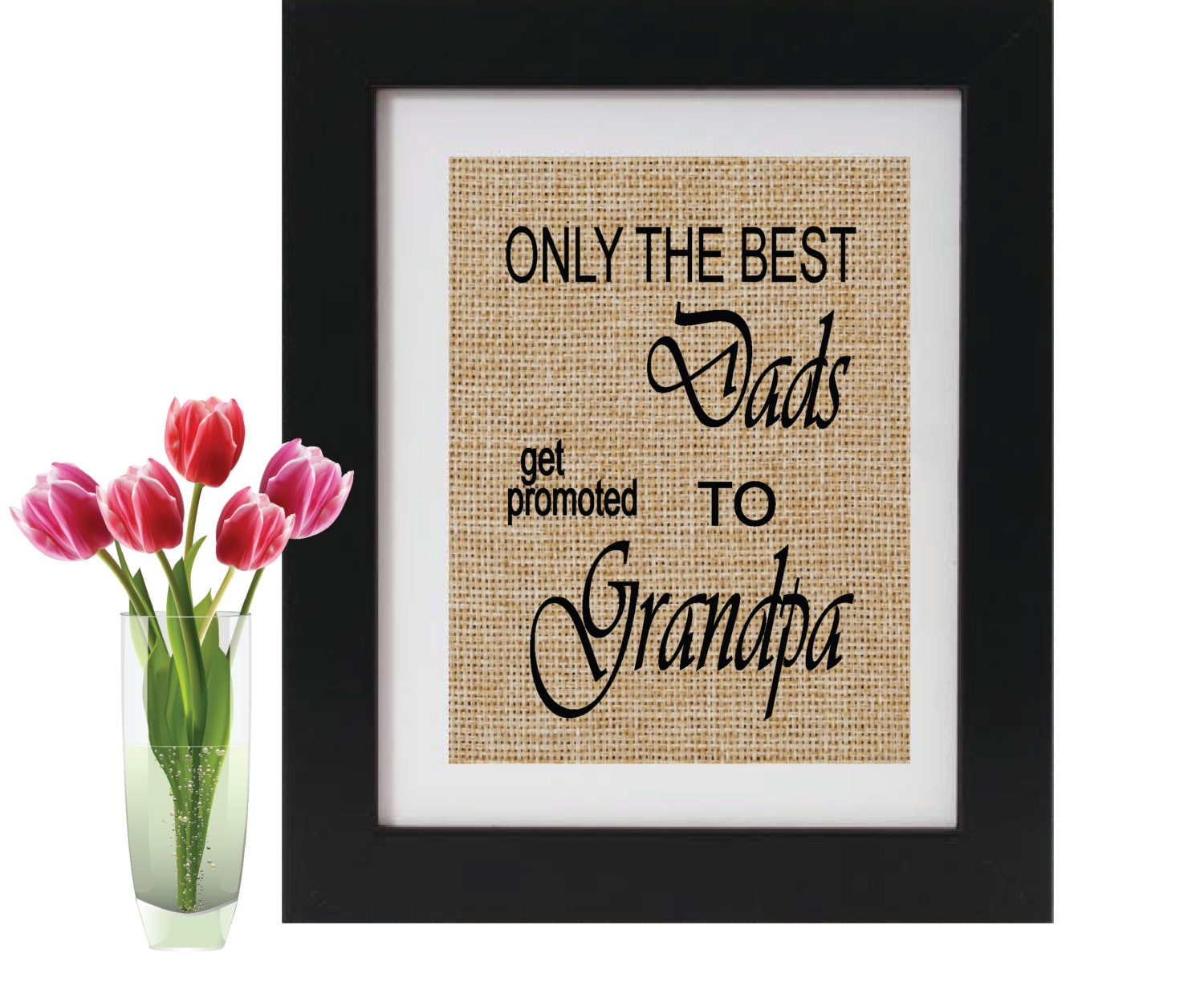 Baby Announcement Dad Pregnancy Reveal to Grandparent ONLY