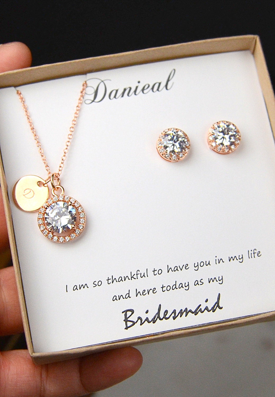  Bridesmaid  Jewelry  Personalized Bridesmaid  Gift  Bridesmaid 